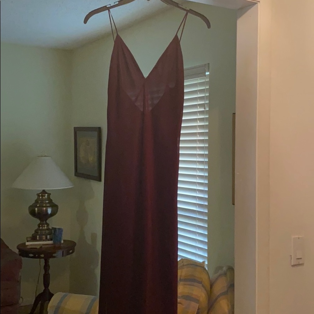 Long dress.